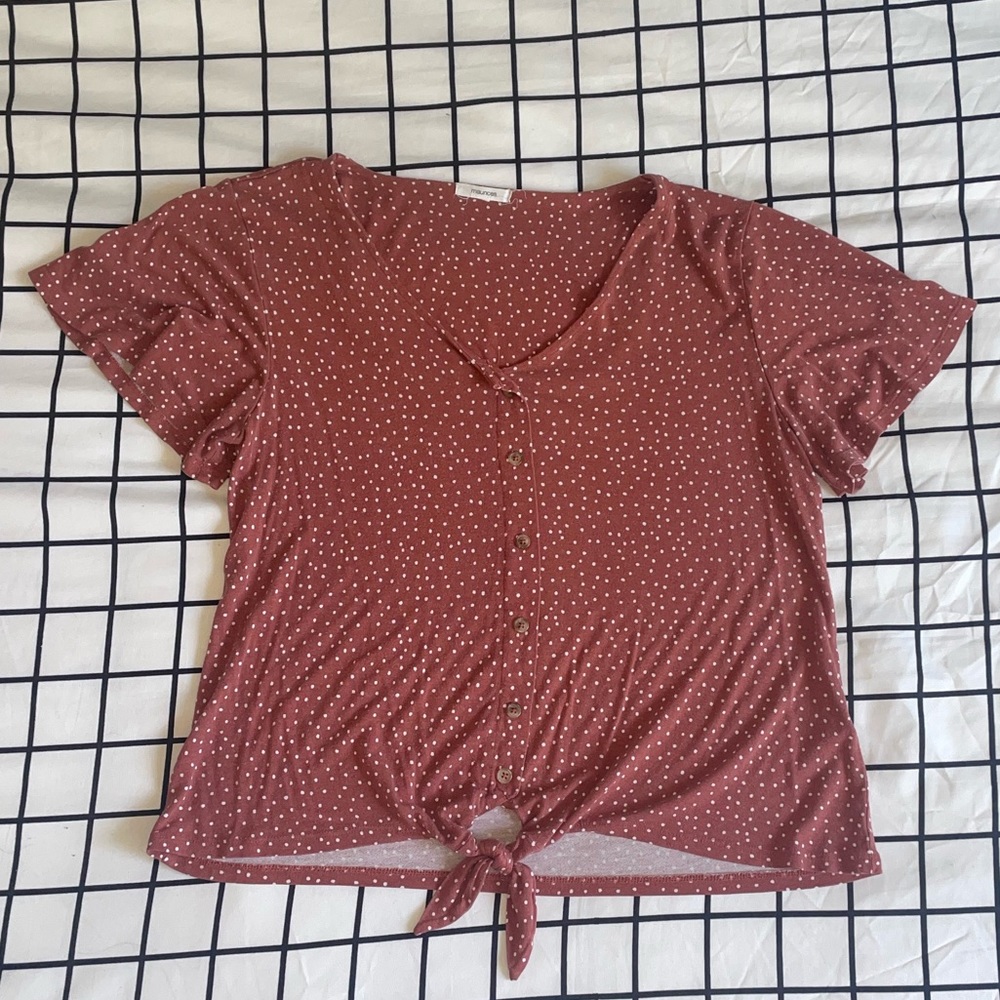 Maurice’s polka dot top (L/XL)